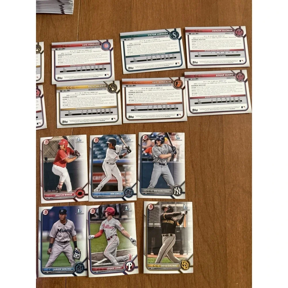 Topps 2022 MLB baseball cards BP Random lot‎ of 50, no dupes
